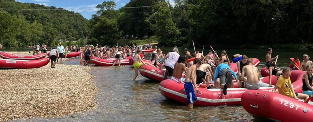 a day on the Elk River at Shady Beach Campground