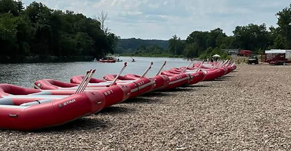 Come float the Elk River in the heart of the Ozarks at Shady Beach Campground