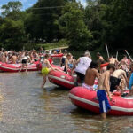 Elk River float trip at Shady Beach Campground in Noel MO”